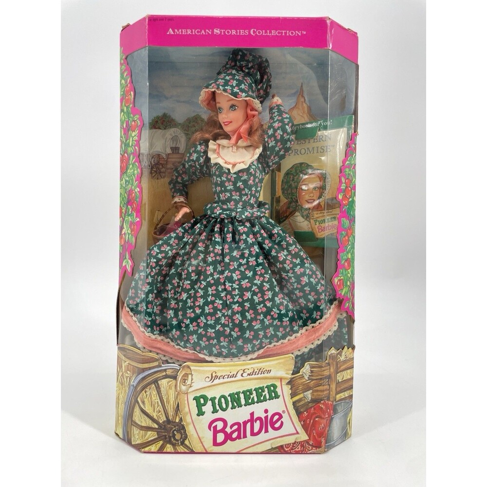 Pioneer Barbie Doll American Stories Special Edition Redhead 1994 Mattel 12680